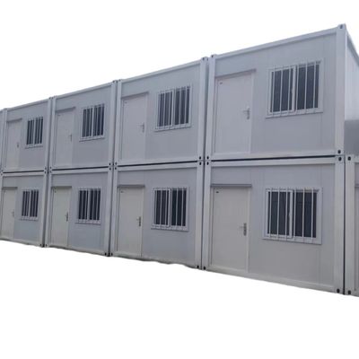 Γρήγορη εγκατάσταση πλεονέκτημα 20 40ft Steel Sandwich Panel Flat Pack Container House for Office Apartment Mall Workshop