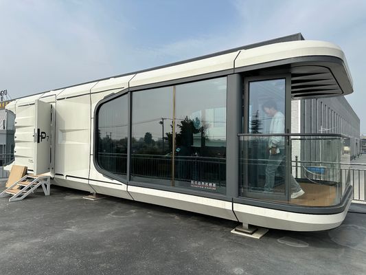 Πολυλειτουργικό Top Fashion Luxury Tiny Casas Prefabricadas Κινητή Διαστημική Κάψουλα Προσαρμοσμένο Μέγεθος 2 υπνοδωμάτια Κωντέινερ Σπίτι