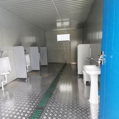 Πίνακας σάντουιτς Χάλυβα Κεφάλαιο κινητή δημόσια τουαλέτα προκατασκευασμένη κατασκήνωση φορητές τουαλέτες για απόδοση