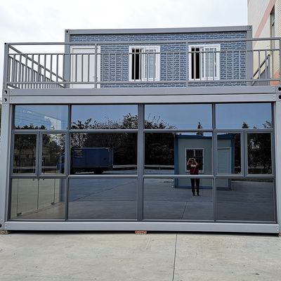 Σύγχρονο απλό στυλ 40ft Μοντωπικό Κουτί για Πολυλειτουργία Prefab Καμπινγκ Σπίτι 20ft Αποσπώμενο Prefab Tiny House