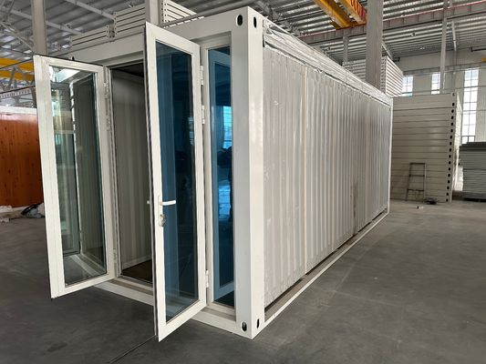 Προσαρμοσμένο 20FT / 40FT χάλυβα πολυτελή σάντουιτς πίνακα επεκτάσιμη κοντέινερ σπίτι για τη σύγχρονη ζωή