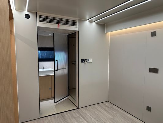 Σύγχρονο Prefab House Διαστημική Κάψουλα κρεβάτι Ξενοδοχείο Καμπίνα Μοδική Διαστημική Κάψουλα Σπίτι με ηλεκτρικά φώτα σε εξατομικευμένα χρώματα