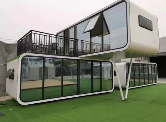 Αμεσής προμήθεια Σύγχρονη Prefab Capsule House Διαστημική Κάψουλα κρεβάτι Καμπίνα ξενοδοχείου με σύγχρονο στυλ σχεδιασμού