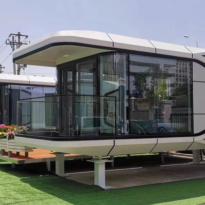 Εξωτερικό Prefab Space Capsule House για ξενοδοχείο σε 20'/40' Container Μεταφορά και φορτίο