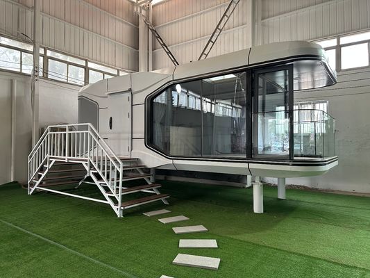 Σύγχρονο Prefab Design Space Capsule Resort Hotel με σάντουιτς και 3D μοντέλο