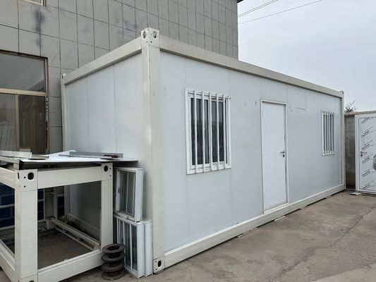 Σπασμένη γέφυρα Αλουμινίου πόρτα Prefab σάντουιτς Πίνακα επίπεδη συσκευασία δοχείο Σπίτι για γραφεία Διαμέρισμα Εμπορικό κέντρο Εργαστήριο σε σταθερό