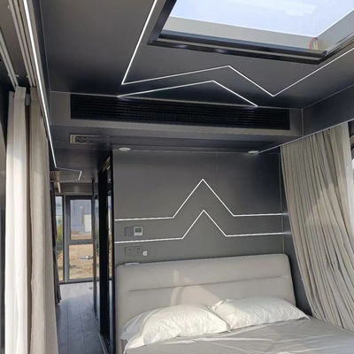 Τουριστικό θέρετρο Prefab Mobile Villa Space Capsule Μικρό σπίτι με προσαρμοσμένο μέγεθος και μπάνιο Μονουλικό ξενοδοχείο