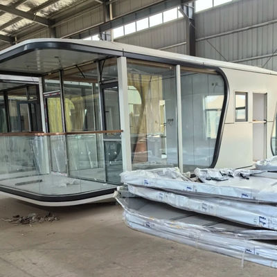 Τουριστικό θέρετρο Prefab Mobile Villa Space Capsule Μικρό σπίτι με προσαρμοσμένο μέγεθος και μπάνιο Μονουλικό ξενοδοχείο