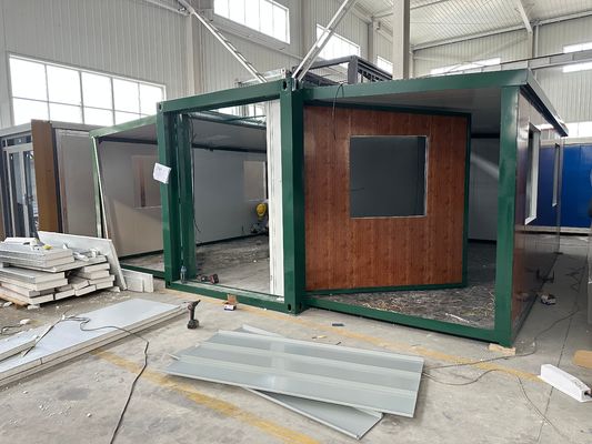 Καλή θερμική μόνωση 20 Ft 40 Ft Αποσυναρμολογήσιμο δοχείο σπίτι ευέλικτο συναρμολόγηση προετοιμασμένα σπίτια με 15-30 χρόνια ζωής