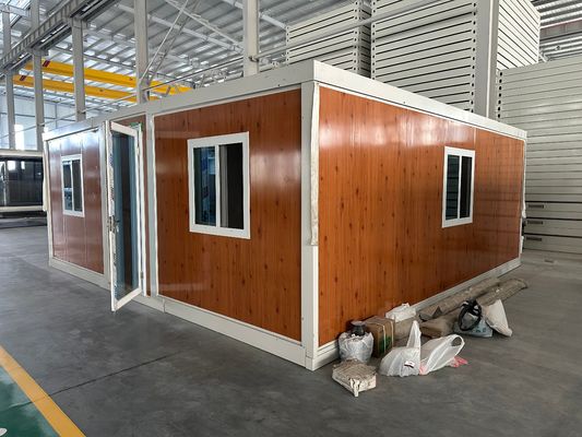 Καλή θερμική μόνωση 20 Ft 40 Ft Αποσυναρμολογήσιμο δοχείο σπίτι ευέλικτο συναρμολόγηση προετοιμασμένα σπίτια με 15-30 χρόνια ζωής
