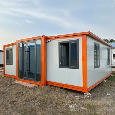 Ελαστική εγκατάσταση 20ft ανθεκτικός κινητός επεκτάσιμος δοχείο σπίτι με καλή θερμική μόνωση προκατασκευασμένο σπίτι