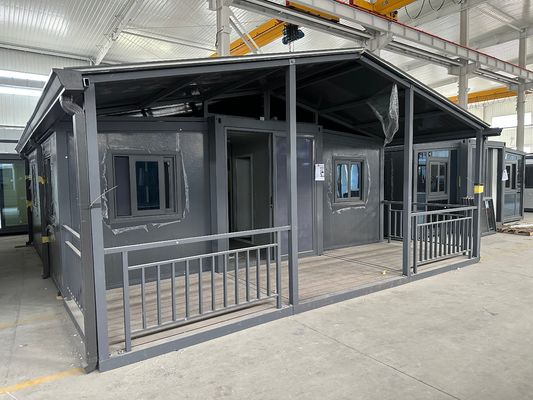 20Ft 40Ft φορητό μοντελοποιημένο μοντέρνο 2 3 υπνοδωμάτια αναδιπλούμενο επεκτάσιμο σπίτι εμπορευματοκιβωτίου για άνετη διαβίωση και προσαρμόσιμη