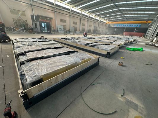 Γρήγορη συναρμολόγηση Κοντέινερ Γραφείο Ανερό αδιάβροχο Μονουλικό ατσάλινο πλαίσιο επίπεδο πακέτο Κοντέινερ 40'HC Shipping Hotel