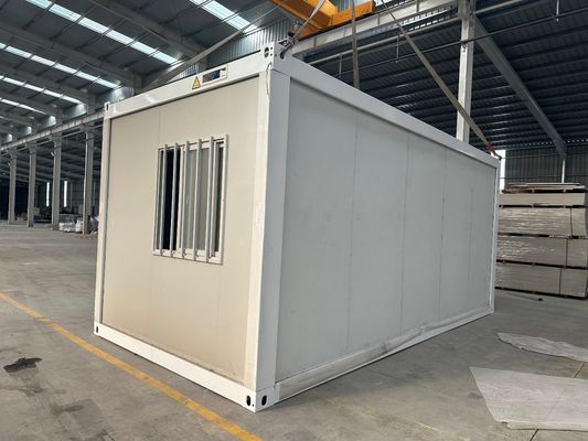 Αναβάθμιση Γρήγορη κατασκευή 20ft 30ft 40ft Προσαρμοσμένη Μονουλική Αδιάβροχη γυάλινη μαλλί σάντουιτς Πίνακα αναδιπλούμενο κοντέινερ σπίτι με 1