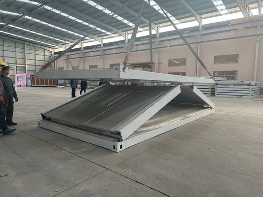 Χάλυβα 20ft 30ft 40ft Prefab Σάντουιτς Panel Μοντυλό Ζιγκ Ζαγκ αναδιπλούμενο Κουτί με ισχυρή και σταθερή δομή