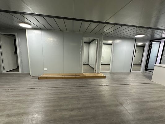 40ft κινητό επεκτάσιμο σπίτι με ατσάλινο πλαίσιο σαλόνι βίλα ατσάλινο πολυτελές σκευό σπίτι και καλή θερμική μόνωση