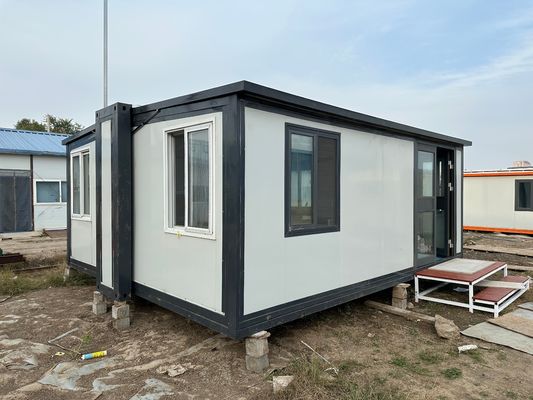 Προσαρμοσμένο χρώμα βίλα 20ft 30ft 40ft κινητό μονωτικό σπίτι μονωμένο με χάλυβα Living mobile προκατασκευασμένο σπίτι