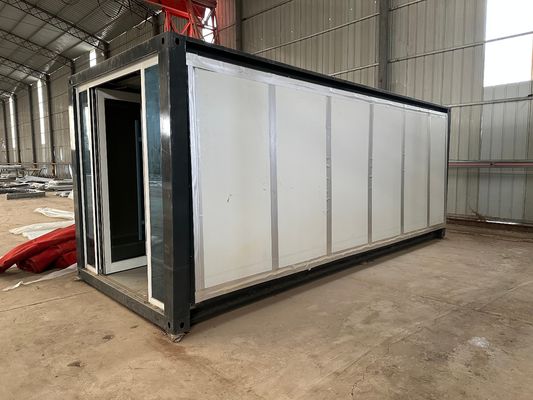 Προσαρμοσμένο χρώμα βίλα 20ft 30ft 40ft κινητό μονωτικό σπίτι μονωμένο με χάλυβα Living mobile προκατασκευασμένο σπίτι