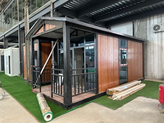 20ft 40ft Prefab Container House Σύγχρονο απλό στυλ ξενοδοχείο Ναυτιλία Container House Εύκολο συναρμολόγηση Flat Pack Container House