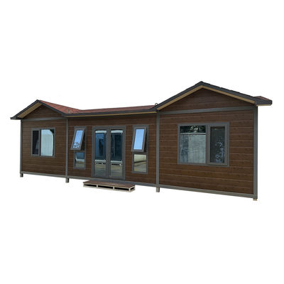 Ζυγισμένη δομή χάλυβα Προσαρμοσμένο Prefab Flat Pack Container House για οικολογικά φιλικές διαβίωση και βιώσιμες λύσεις