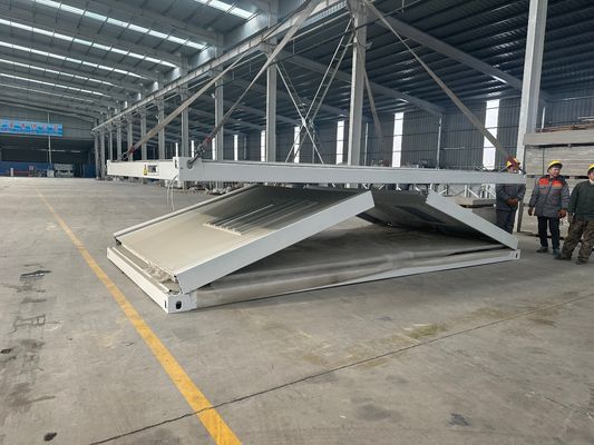 40ft 3C/CE/CL/SAA Τυποποιημένη εξοικονόμηση ενέργειας Προετοιμασμένη ατσάλινη γυάλινη μαλλί σάντουιτς πίνακα αναδιπλούμενο κοντέινερ σπίτι για αποστολή