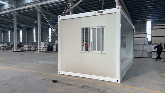 40ft 20ft Office Sandwich Panel Προετοιμασμένη αναδιπλούμενη κινητή κατοικία κοιτώνας κατασκήνωση αναδιπλούμενο δοχείο σε ανθεκτικό παράθυρο αλουμινίου