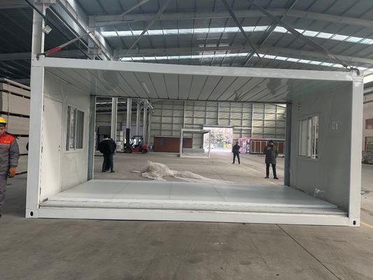 40ft 20ft Office Sandwich Panel Προετοιμασμένη αναδιπλούμενη κινητή κατοικία κοιτώνας κατασκήνωση αναδιπλούμενο δοχείο σε ανθεκτικό παράθυρο αλουμινίου