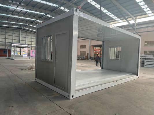 40ft 20ft Office Sandwich Panel Προετοιμασμένη αναδιπλούμενη κινητή κατοικία κοιτώνας κατασκήνωση αναδιπλούμενο δοχείο σε ανθεκτικό παράθυρο αλουμινίου