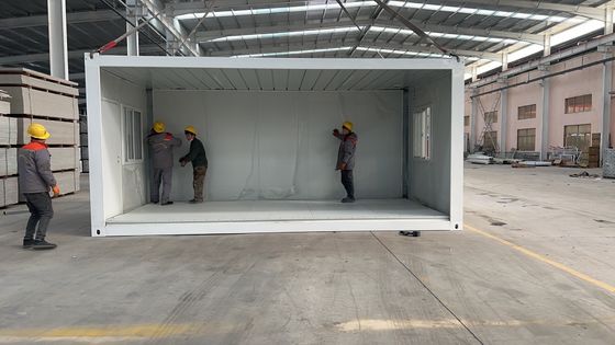40ft 20ft Office Sandwich Panel Προετοιμασμένη αναδιπλούμενη κινητή κατοικία κοιτώνας κατασκήνωση αναδιπλούμενο δοχείο σε ανθεκτικό παράθυρο αλουμινίου