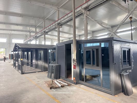 Επεκτάσιμο σπίτι για το σπίτι ξενοδοχείο βίλα 40 Ft 20 Ft εύκολο εγκατάσταση χώρος αδιάβροχο χάλυβα πλαίσιο προκατασκευασμένο κινητό σπίτι
