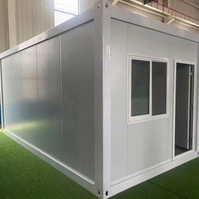 Ευέλικτη συναρμολόγηση 20ft 30ft 40ft γρήγορη συναρμολόγηση επίπεδη συσκευασία εμπορευματοκιβώτιο γραφείου υδατοασφαλής μοντελοποιημένο σπίτι προκατασκευασμένο για γραφείο