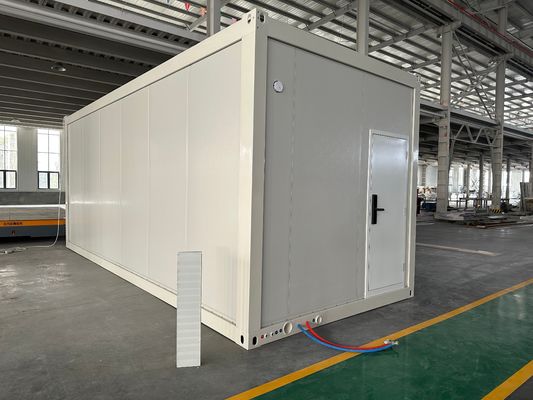 20ft 40ft προκατασκευασμένο Living Container Σπίτι με υψηλή βαθμολογία ανέμου και γρήγορη εγκατάσταση Flat Pack Storage Container
