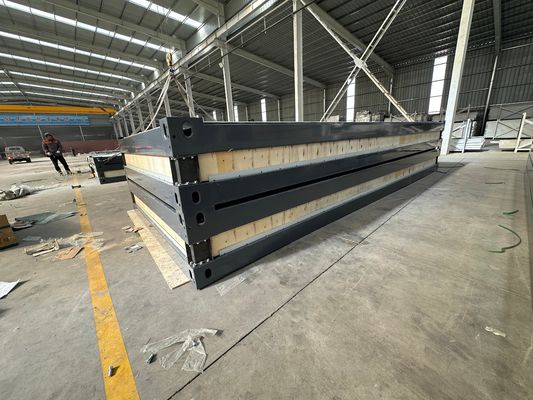 Ατσάλινα Σάντουιτς Πάνελ Flat Pack Container Η τέλεια επιλογή για τα προετοιμασμένα σπίτια από επαγγελματίες προμηθευτές