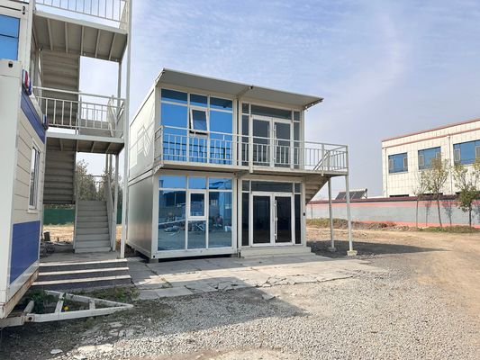 Επαγγελματική εξατομίκευση Σπίτι κοντέινερ υψηλού ρυθμού ανέμου Γρήγορη εγκατάσταση και εξατομικευμένο σχεδιασμό για νοσοκομείο