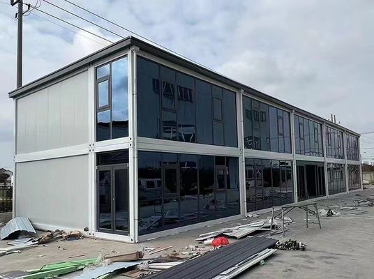 20 Ft 40 Ft Light Steel Frame Σύγχρονο Μοντυλικό Προσαρμοσμένο Φορητό Αποσυναρμολογητέο Κουτί Κωνσταντινούπολης Κτίριο κατασκευασμένο από πάτωμα PVC