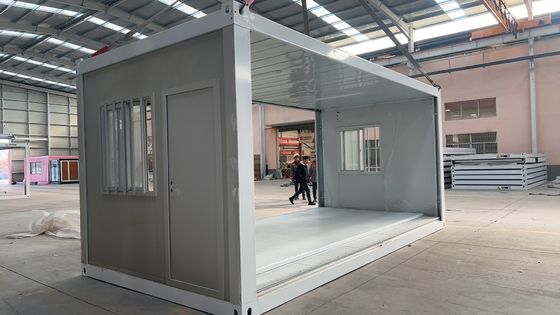 20 40 πόδια διαμέρισμα εύκολη εγκατάσταση προκατασκευασμένο μετακινούμενο προσαρμοσμένο χρώμα αναδιπλούμενο κοντέινερ σπίτι για γραφεία