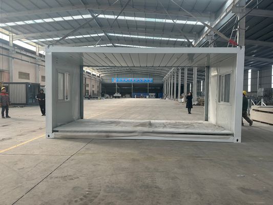 20 40 Ft Δυνατό να αναδιπλωθεί Κοντέινερ Σπίτι 40'HQ Μεταφορά Γρήγορη κατασκευή Μονουλική Σύγχρονη πολυτελή Προσυσκευασμένο για κάμπινγκ Home Office