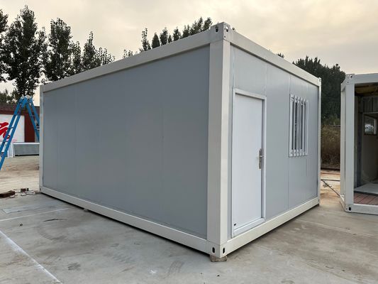 Αλουμινένιο παράθυρο Προσαρμοσμένο Προετοιμασμένο Κινητό Μονουλικό Flat Pack Container House Design Σάντουιτς Πίνακα Αδιάβροχο για διαμέρισμα