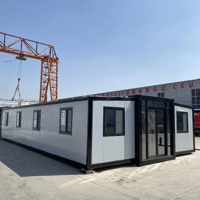40ft ή προσαρμοσμένο σάντουιτς πίνακα επεκτάσιμη κοντέινερ σπίτι ζεστό σαλόνι και μπάνιο