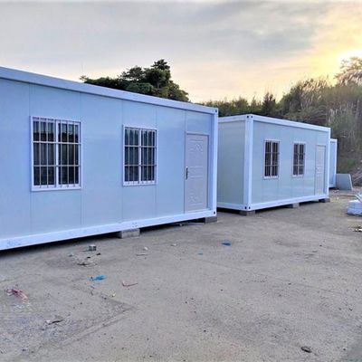 20ft 40ft Prefab Σπίτια κινητά Ανερό αδιάβροχο φωτιά αποσυναρμολογητέο κοντέινερ Γραφείο με προσαρμοσμένο χρώμα μοντέρνο στυλ σχεδιασμού