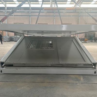 20ft/30ft/40ft Αδιάβροχο Πλαστικό Κωντέινερ Σπίτι Γρήγορη εγκατάσταση για το σπίτι των εργαζομένων Προσαρμοσμένη διάταξη Λοξοφόρο Καμπινγκ Σπίτι