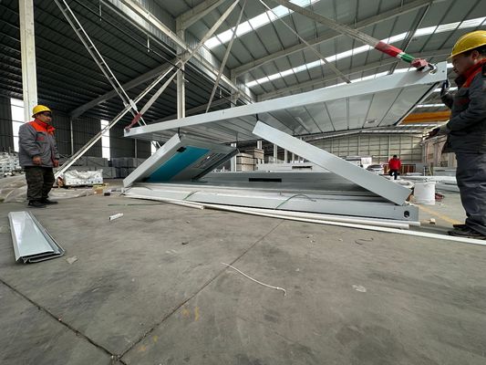 Ευέλικτη ταχεία συναρμολόγηση 20ft Ανερόφθαλμη Ανερόφθαλμη Σκελετό Φαρμάκων Κωντέινερ Βαν Σπίτι με μοντέρνο στυλ με πόρτα ασφαλείας