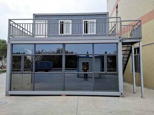 Ζυγισμένη δομή σιδηρουργικού πλαισίου Εύκολη εγκατάσταση Αποσυναρμολογητέο σπιτικό δοχείο για ξενοδοχεία