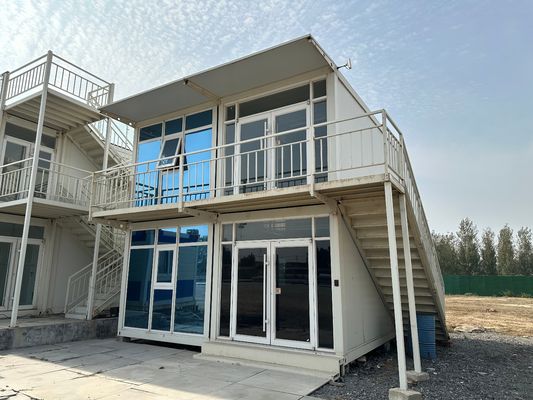 Προσαρμοσμένα 20FT/40FT ξενοδοχείο Prefab μοντέρνο σπίτι Flat Pack κοντέινερ βίλα για λύσεις διαμονής ξενοδοχείων