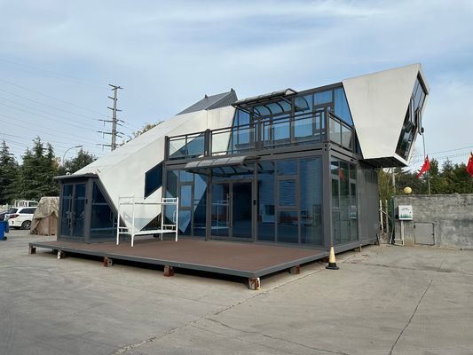 Ασφάλεια πόρτα Prefab House Coastal Design Στυλ Flat Pack Κωνσταντινούπολη για σύγχρονη ζωή