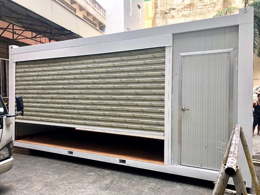 Προσαρμοσμένο χρώμα Luxe ξύλινο σπίτι Prefab ξενοδοχείο 3 δωμάτια και 4 υπνοδωμάτια 20 ft House Kit Prefab Flat Pack Container House