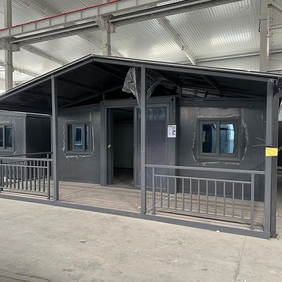 Γρήγορη κατασκευή φορητό κινητό σπίτι εξατομικευμένο χρώμα επεκτάσιμο δοχείο για σύγχρονη υπαίθρια ζωή