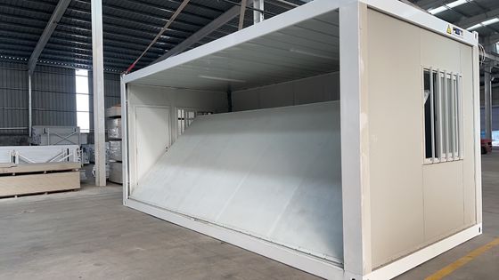 40ft σάντουιτς πάνελ αναδιπλούμενο σπίτι δοχείο προετοιμασμένο σπίτι αναδιπλούμενο σπίτι δοχείο