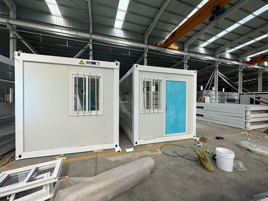 40ft σάντουιτς πάνελ αναδιπλούμενο σπίτι δοχείο προετοιμασμένο σπίτι αναδιπλούμενο σπίτι δοχείο