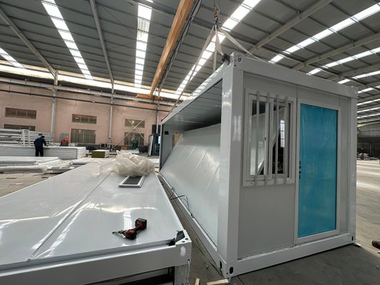 Διαρκείας 15-30 έτη Συναρμολογητέο σπίτι δοχείο Μονουλικές κατοικίες Προσυσκευασμένες αναδιπλούμενες δοχεία Οικία με υψηλή βαθμολογία ανέμου